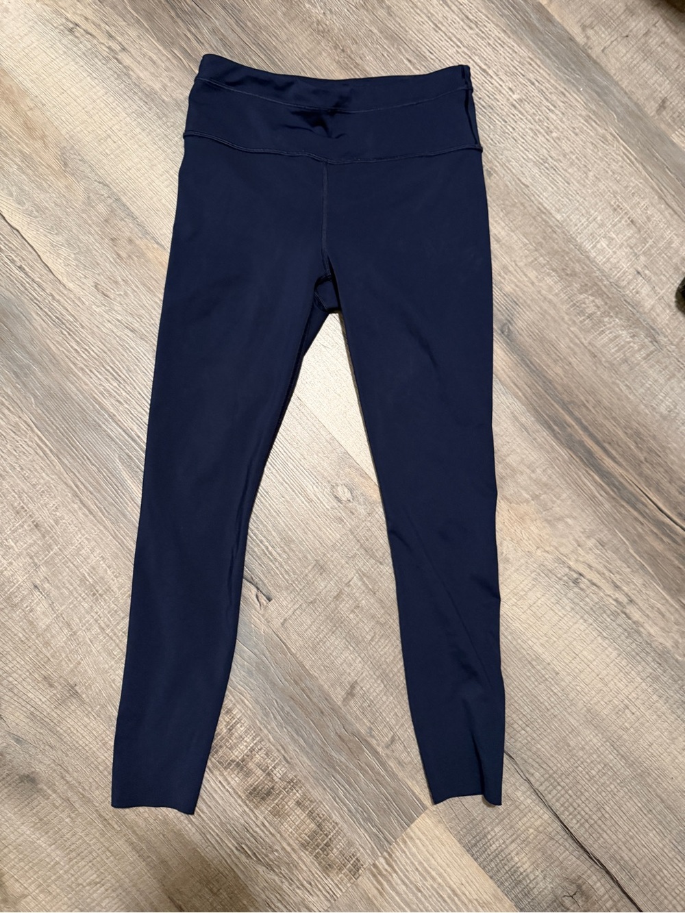 Athleta Navy Accelerate 7/8 Tight size small